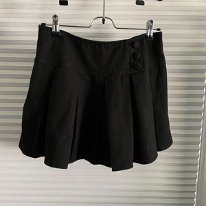 Black Pleated Skirt